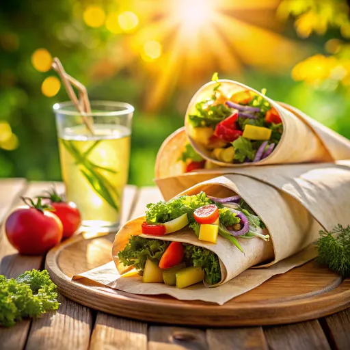 मल्टीग्रेन वेजी रैप